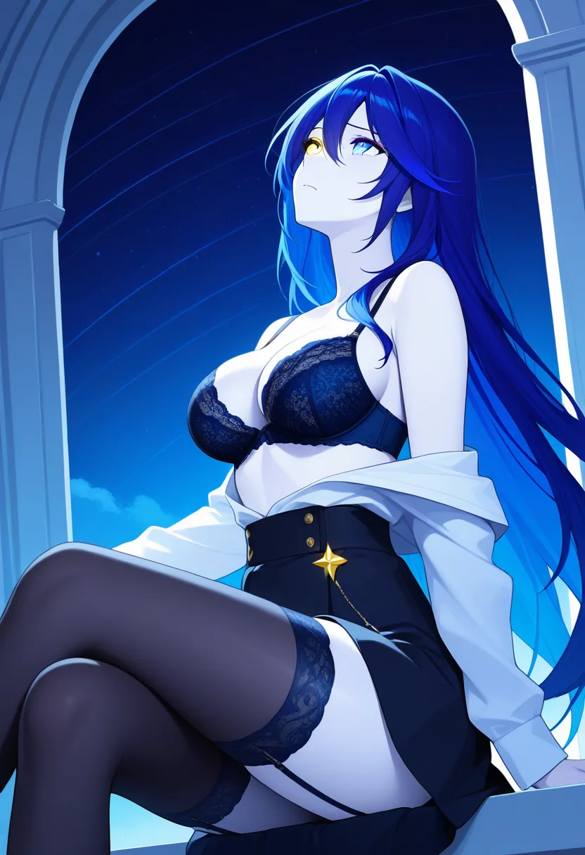 Story 79: Observatory Study — panel 6 — lingerie revealed