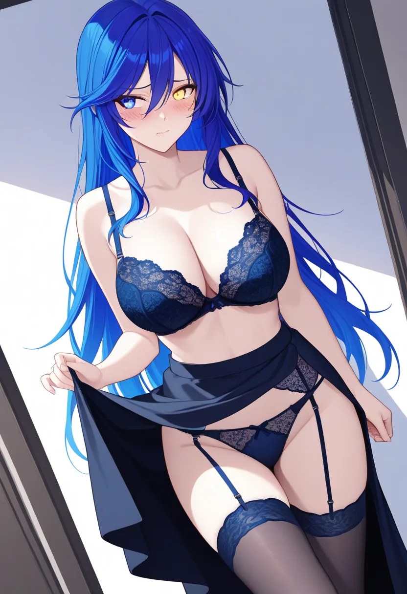 Story 84: Celestial Bedroom Evening — panel 5 — skirt slip