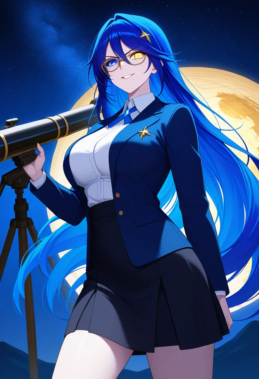 Story 85: Observatory At Night — panel 1 — observatory at night