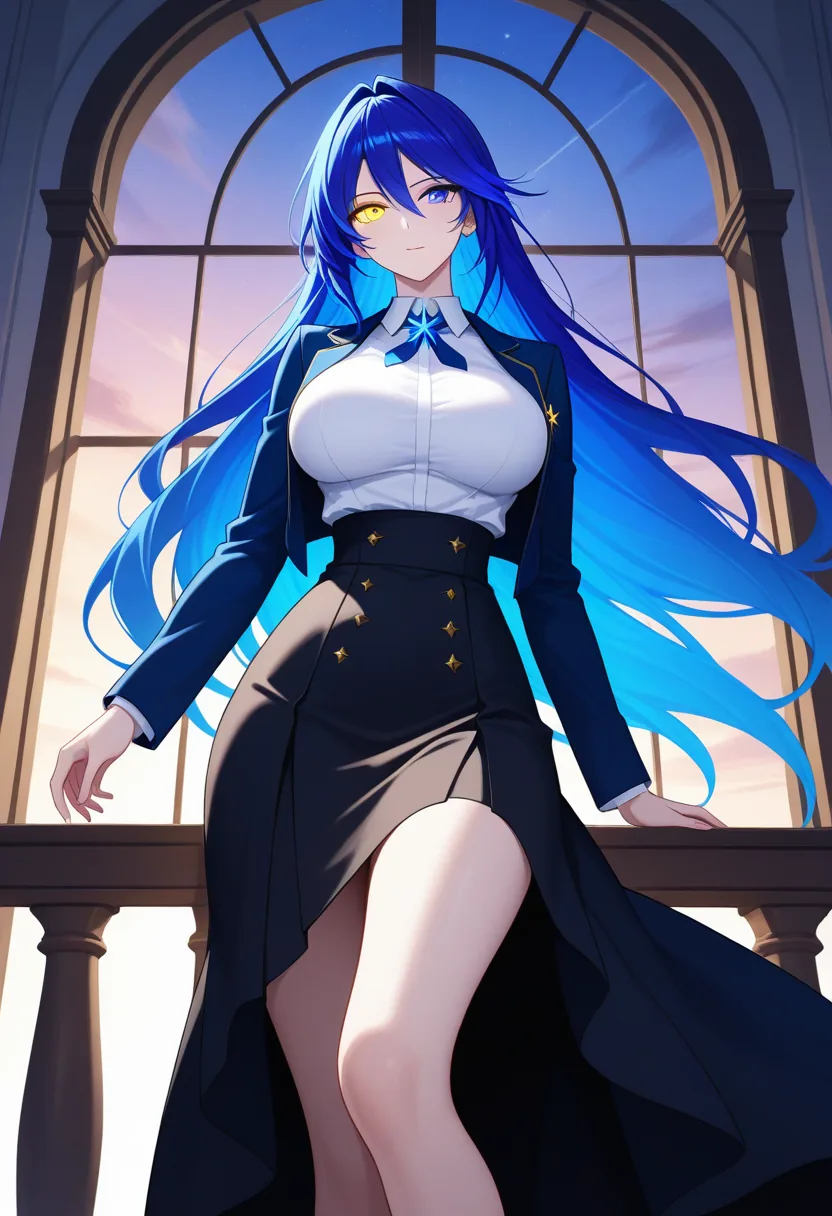 Story 93: Dawn Balcony Clothed — panel 3 — dawn balcony shirt off