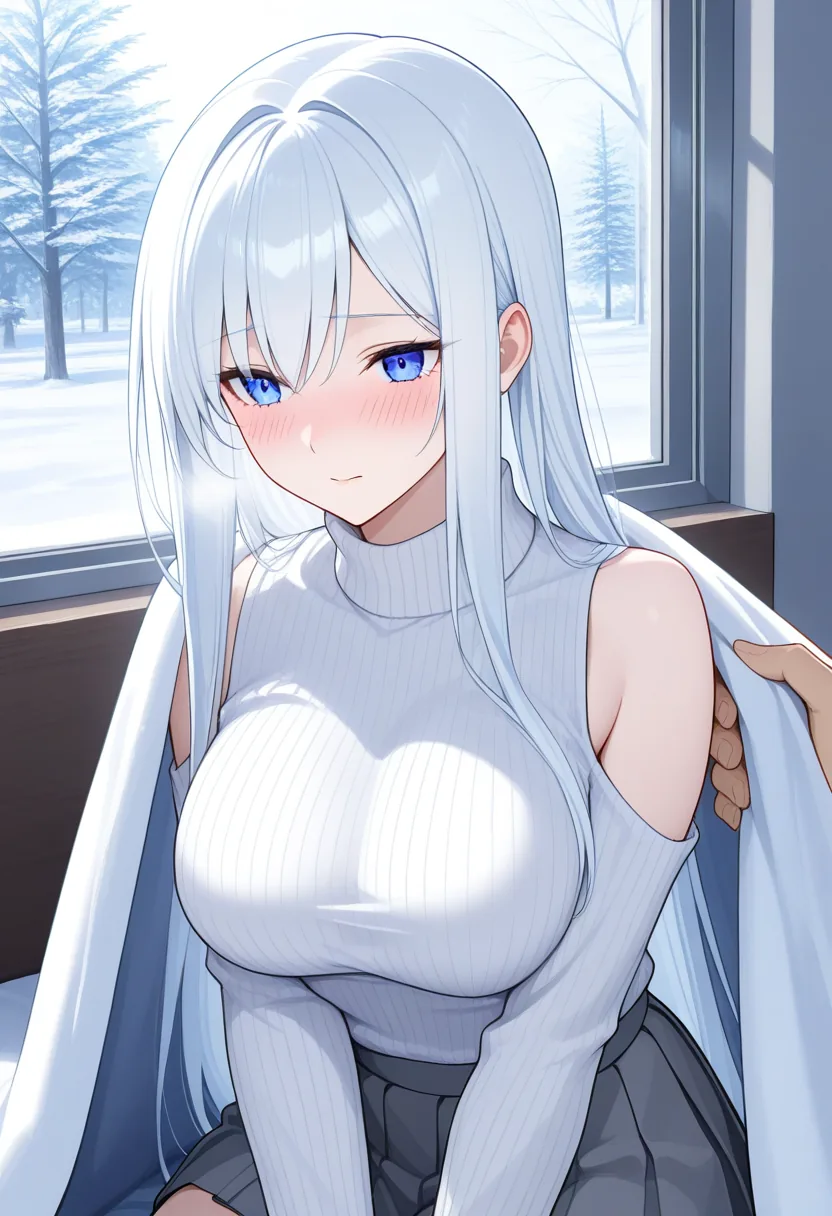 Story 12: Watching Snow — panel 2 — sharing blanket