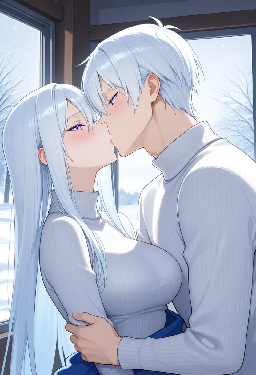 Story 12: Watching Snow — panel 4 — gentle touching