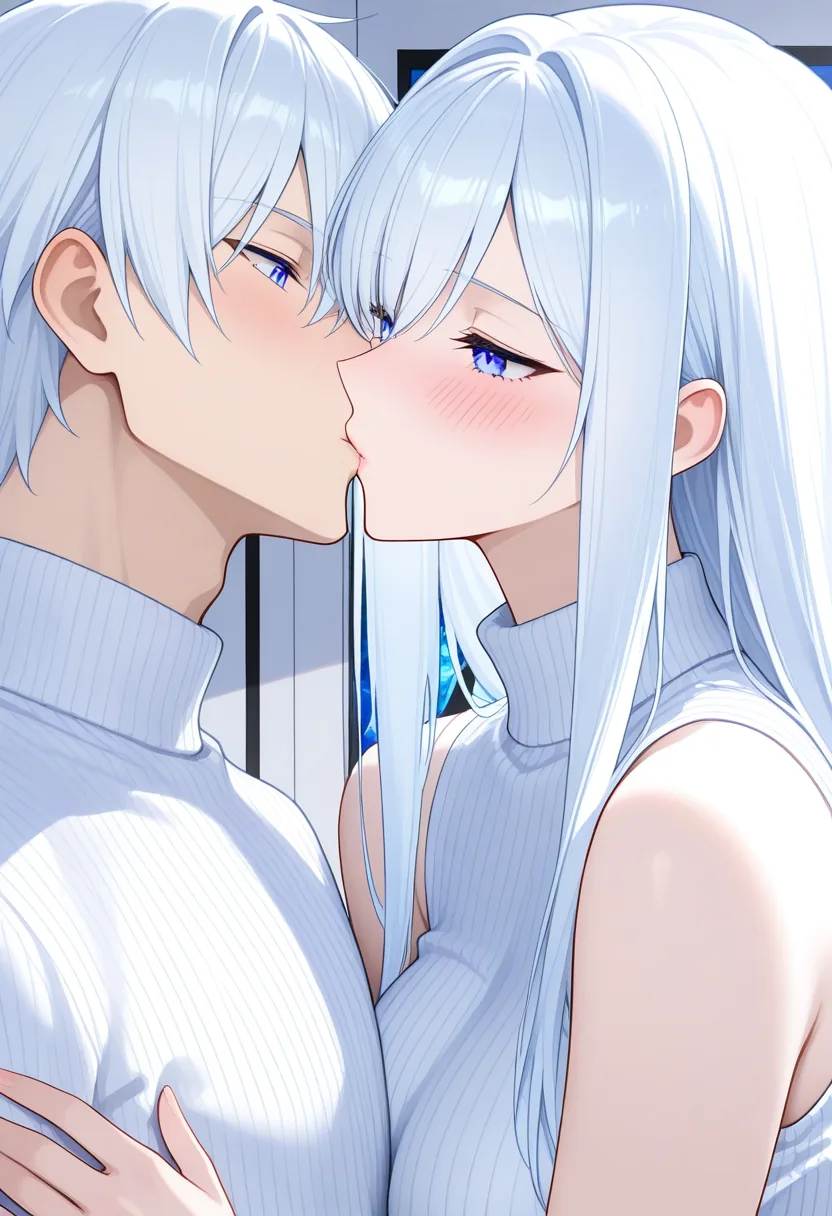 Story 14: Art Appreciation — panel 4 — gallery kiss