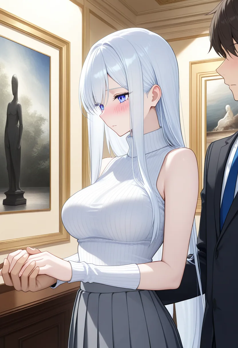 Story 23: Art Appreciation — panel 3 — intimate moment