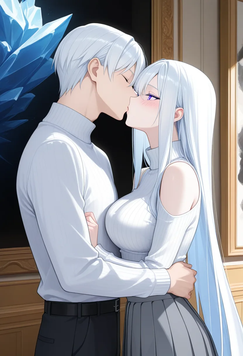 Story 23: Art Appreciation — panel 4 — first kiss