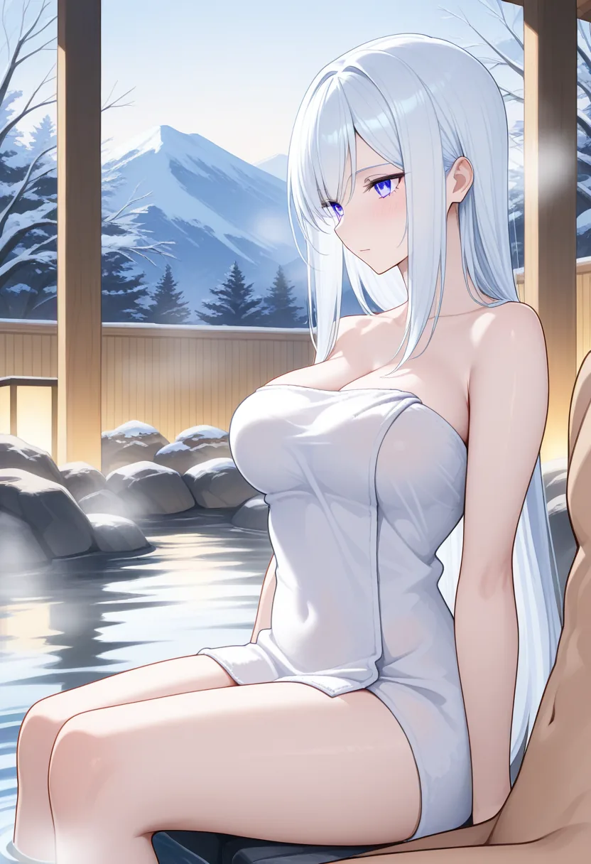 Story 35: Bath Relaxation — panel 2 — joined in bath