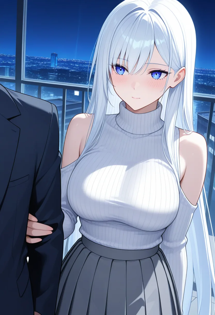 Story 40: Rooftop Solitude — panel 2 — unexpected company