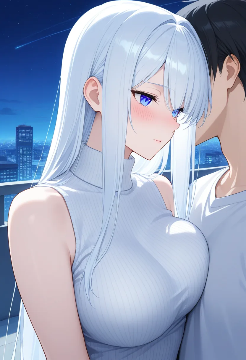 Story 50: Stargazing Alone — panel 3 — starlight romance