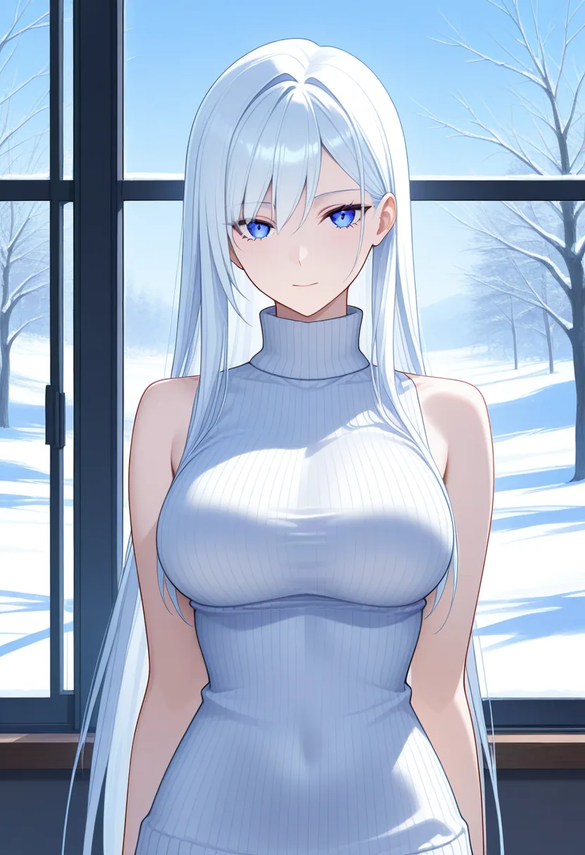 Story 57: Snow Watching — panel 1 — snow watching