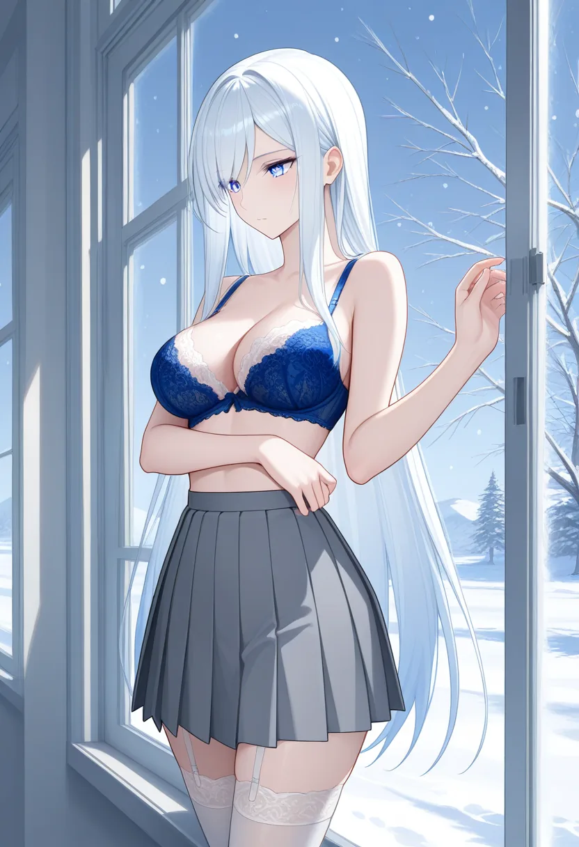 Story 82: Snow Watching — panel 5 — sweater removed