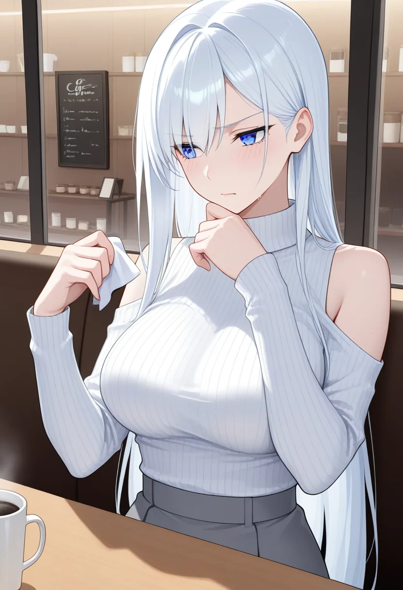 Story 85: Coffee Arrival — panel 2 — getting hot