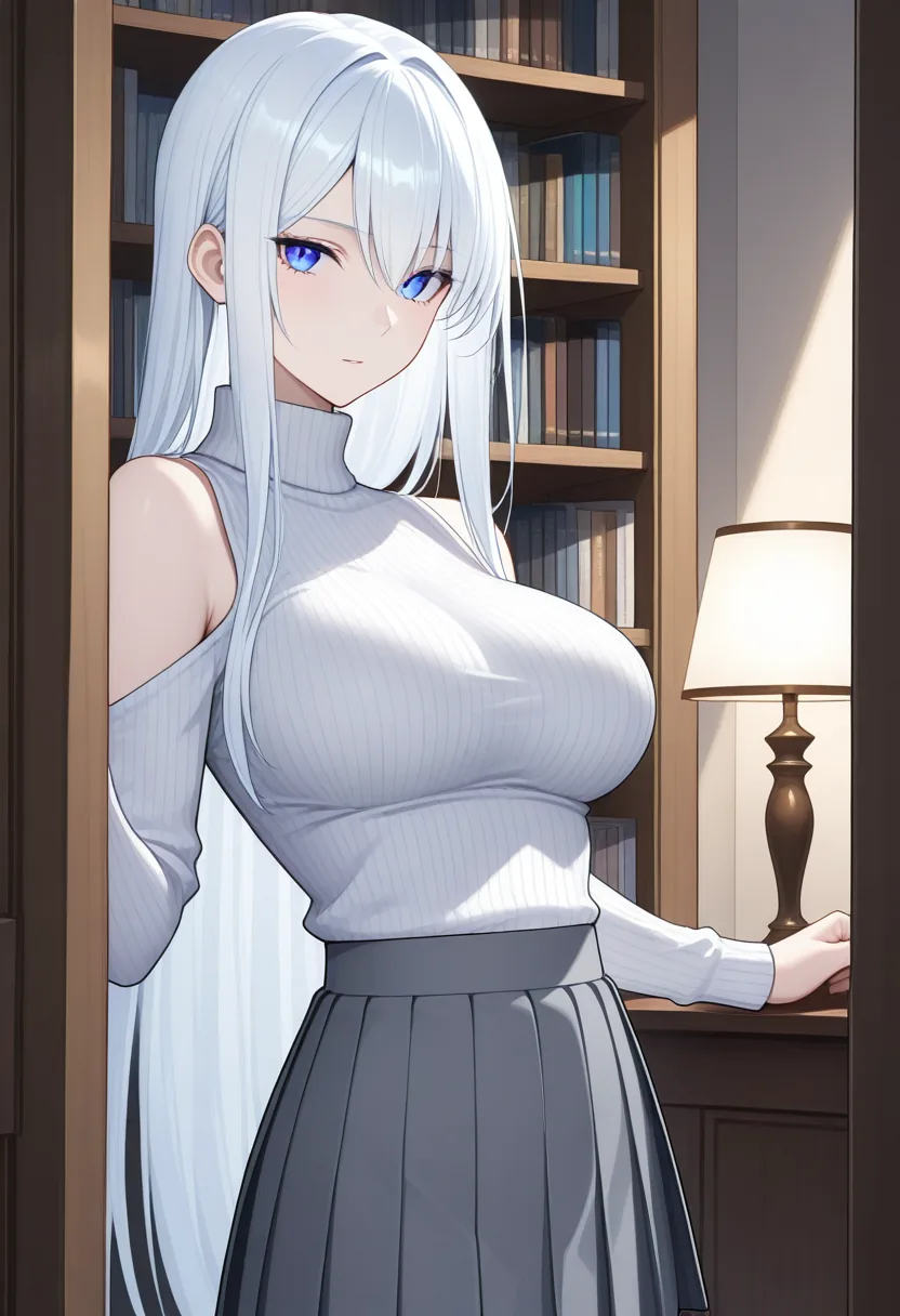 Story 99: Bedroom Preparing Clothed — panel 2 — choosing book clothed